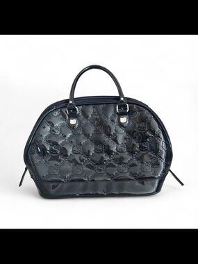 Black Patent Hello Kitty Dome Satchel